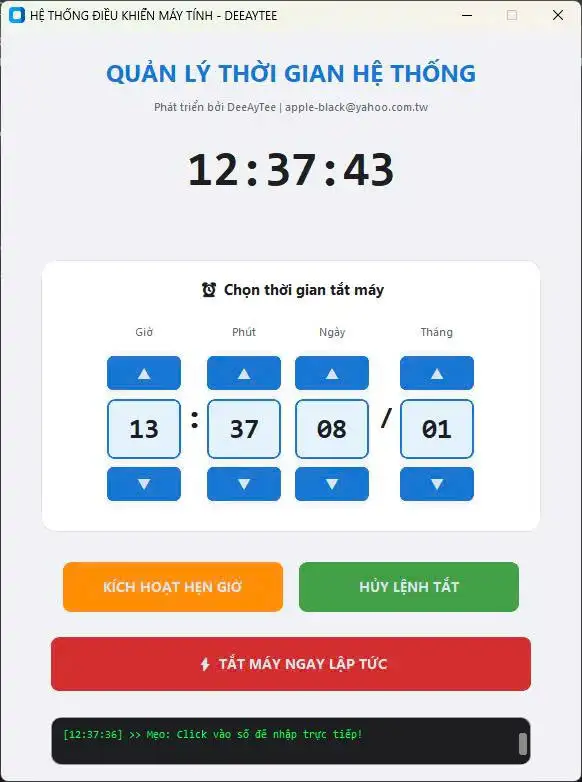 🚀 Giới thiệu phần mềm Shutdown Computer – Công cụ tiện ích cho mọi người
